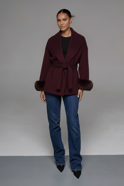 KATE – PREMIUM MANTEL MIT ECHTFELL